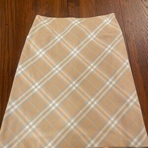 Burberry Plaid Skirt Size 6